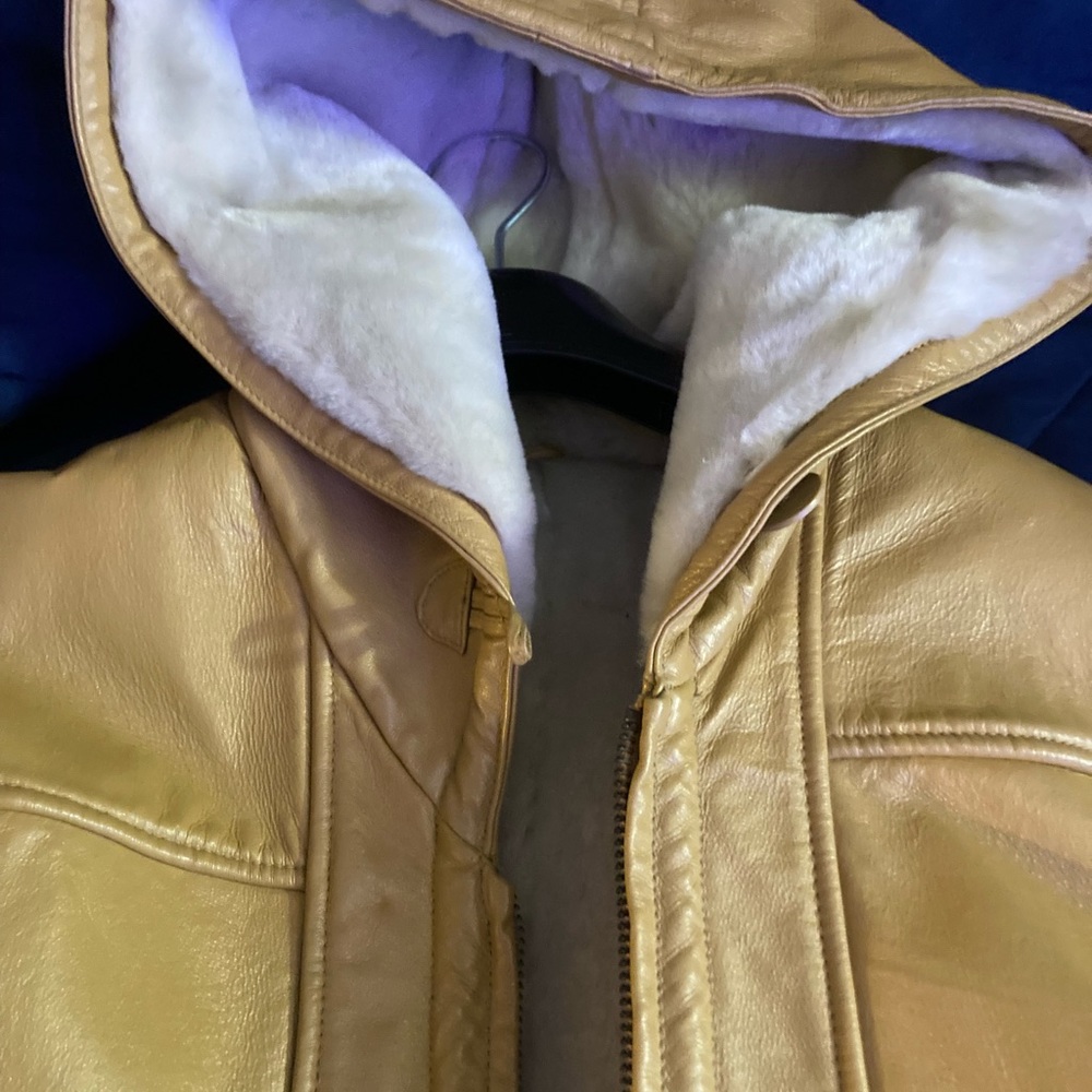 Womens leather coat